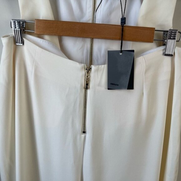 NBD x Naven revolve Ivory Jumpsuit size large cutout wide leg new NWT - Picture 8 of 16